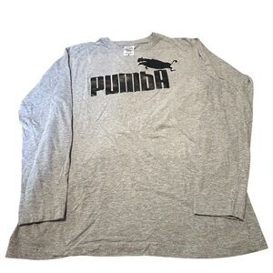 Pumba Lion King Parody Long Sleeve Tee Gray Graphic Shirt Men’s M